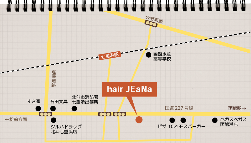har JEaNaの場所を記載したマップです。
